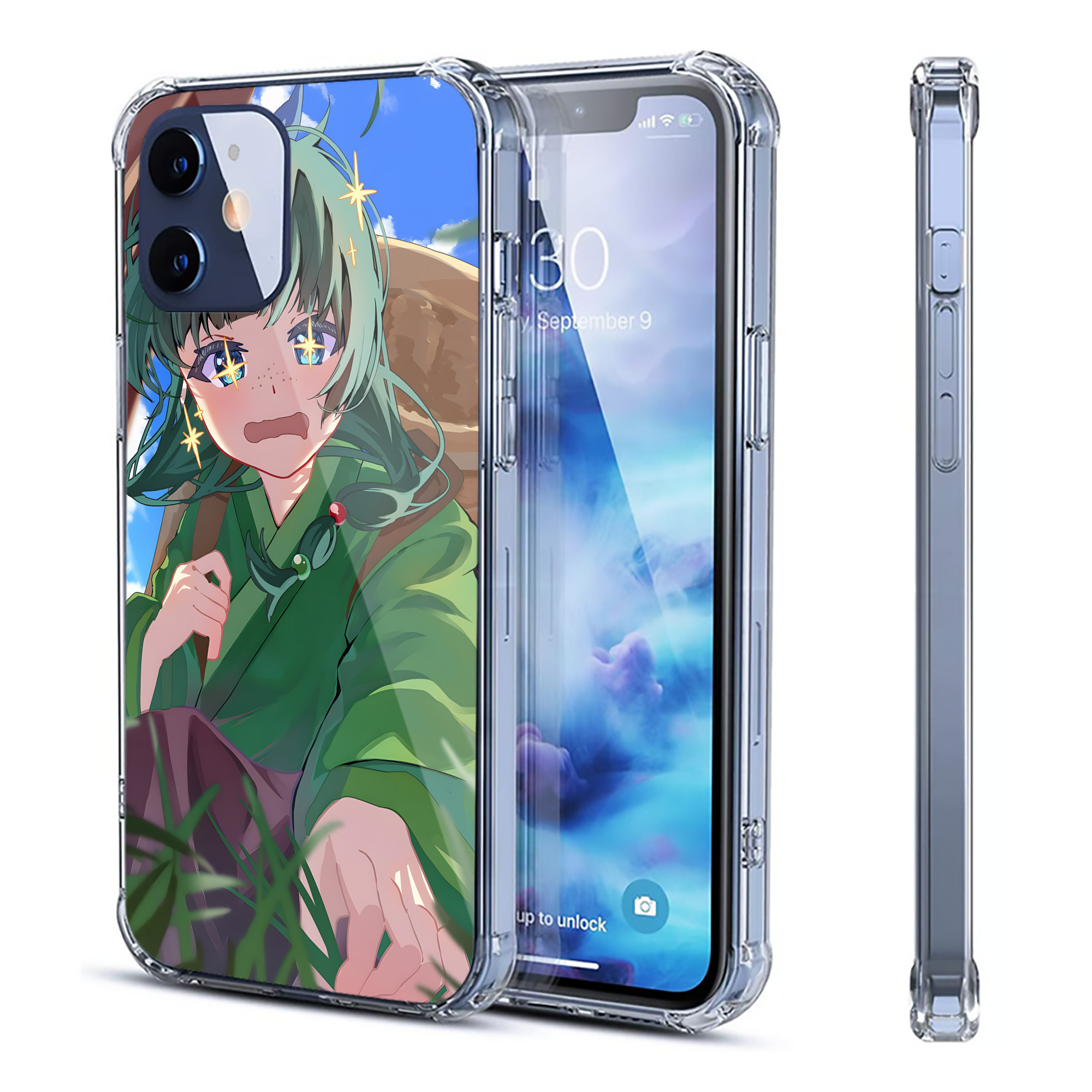 （画像用） 薬屋のひとりごと The Apothecary Diaries 【iPhone 12シリーズ対応】透明スマホケース（クリアソフトケース）